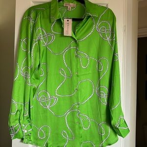 Fun Philosophy button up. Size LG